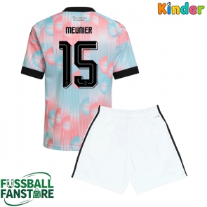 Belgien Thomas Meunier #15 Replik Auswärtstrikot Kinder WM 2026 Kurzarm (+ Kurze Hosen)